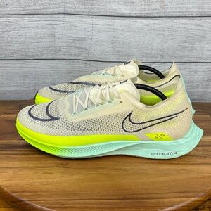 Nike ZoomX StreakFly Coconut Milk Mint Volt Running Shoe DX3415-100 Mens Size 11